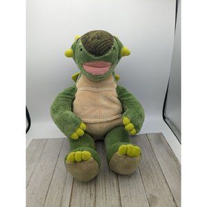 Build A Bear Ankylosaurus Dinosaur 18" Plush Stuffed Animal Green Spikes Dino